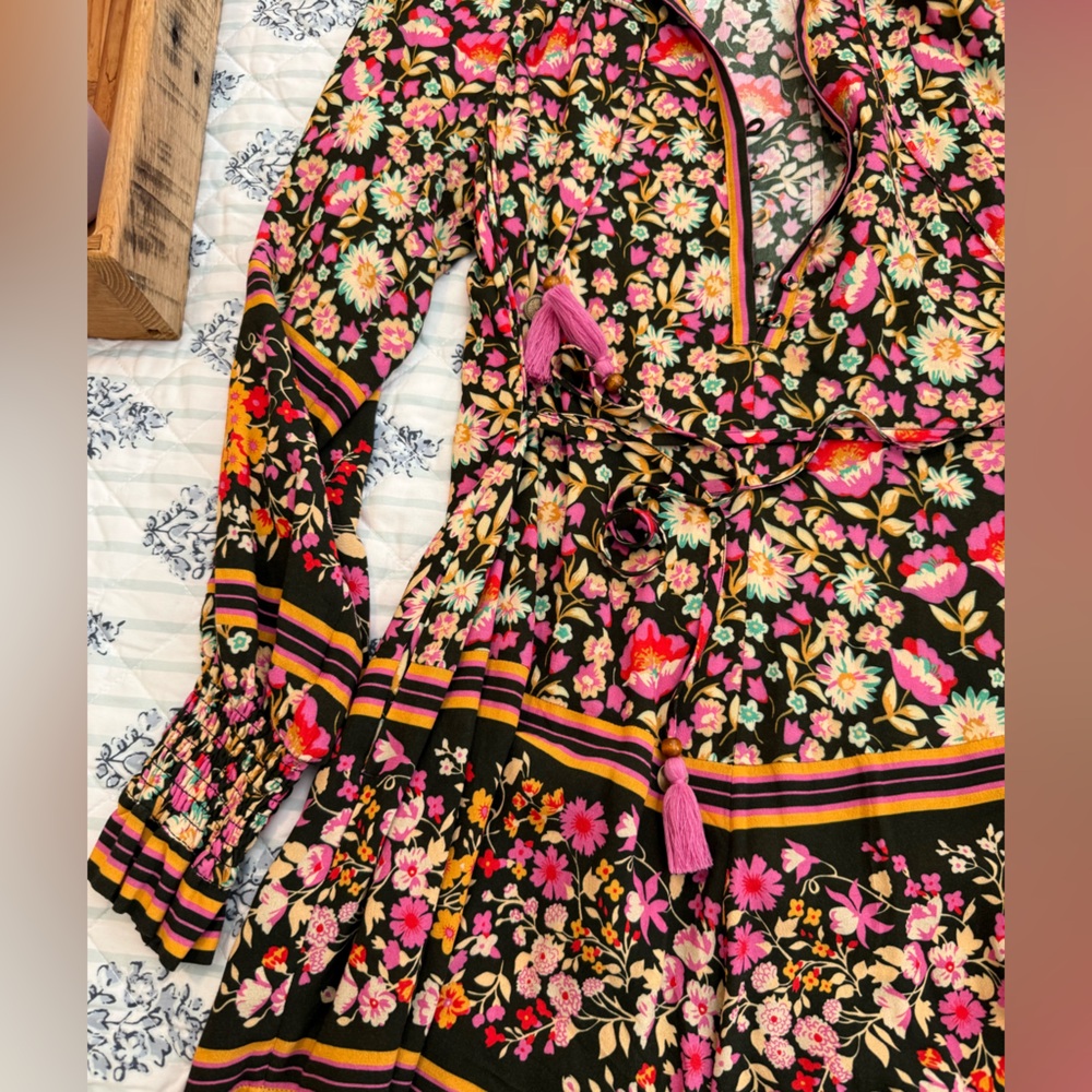 Spell Multicolor Floral Romper - Picture 2 of 6